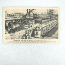 1934 Chicago World&#39;s Fair Century of Progress Burlington Zephyr Train Postcard - £8.02 GBP