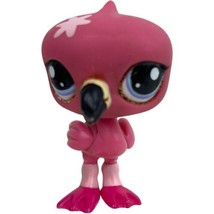 Littlest Pet Shop LPS #1827 Pink Flamingo Bird Star On Head Toy Collectible - £5.97 GBP