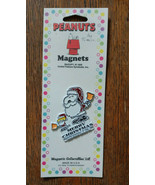 Vintage Peanuts Snoopy Woodstock Merry Christmas Fridge Magnet NEW MOC - £15.14 GBP