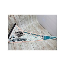 Vintage Florida Marlins 1997 World Series MLB Pennant 30&quot;Genuine Merchan... - £40.07 GBP