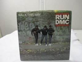 Run D.M.C Walk This Way king of rock 45 Record mint sleeve 1986 - £7.90 GBP