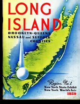 1939 NEW YORK WORLD&#39;S FAIR - LONG ISLAND - 80 PAGE BOOKLET - $4.95