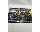 Warhammer 40K Command Manual And The Edge Of Silence Booklets - £27.99 GBP