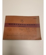 1966 Mercedes Benz Type 250SE/C Catalog A Parts Catalog Manual 12 114 Se... - $165.00