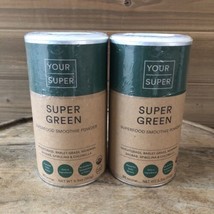 2 X Your Super, Super Green, Superfood Smoothie Powder, 5.3 oz Each Exp ... - $46.74