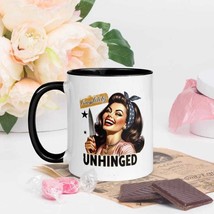 Unhinged Coffee Mug Funny Divorce Gift for Her Vintage Style Mug for Mom... - $5.17