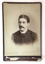 Antique Cabinet Card Late 1800s Photo of  Man by J. Jeanes Chester, PA - £11.99 GBP