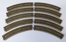 Lot of 10 Vintage MARKLIN (Germany) HO Scale 5100 Curved M Track Sections! Nice! - £15.98 GBP