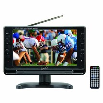 Supersonic 9" Portable Widescreen Lcd Tv With Built In Al Tv Tuner In Black - £128.42 GBP