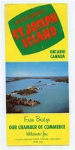 Historic St Joseph Island Brochure Ontario Canada Free Bridge  - £14.02 GBP