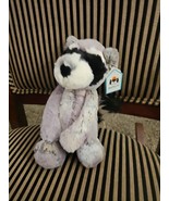 Jellycat plush bashful raccoon 12&quot; Woodland Babe stuffed animal gray bla... - $69.25