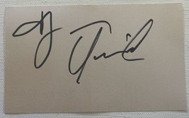 Dennis Quaid Signed Autographed Vintage 3x5 Index Card - COA - $20.00