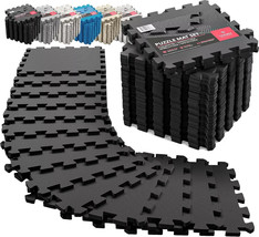 Bemaxx Gym Flooring Set - Interlocking EVA Soft Foam Floor Mat, 36 Piece... - $975.72 MXN