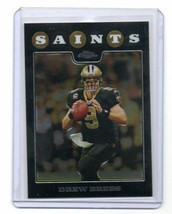 Drew Brees 2008 Topps Chrome Base #1 New Orleans Saints Purdue Boilermakers SD - £5.34 GBP