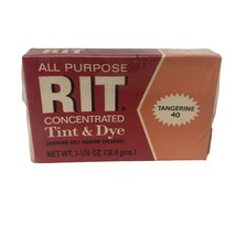 VTG NIP  Rit All Purpose Concentrated Tint &amp; Dye Tangerine 40 Sealed - $31.67