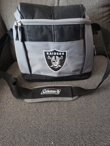 Las Vegas Raiders Coleman NFL Soft 12 Can Insulated Cooler Lunch Box Bag - £14.95 GBP