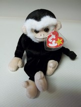 Ty Rare Mooch The Monkey Beanie Baby With 2 Tag Errors Mint - £20.96 GBP