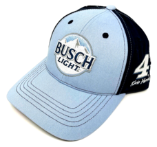 NASCAR RACING BUSCH LIGHT #4 KEVIN HARVICK BABY &amp; NAVY BLUE ADJUSTABLE H... - $22.75