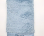 Carter&#39;s Baby Blanket Little Cutie Embroidered Satin Trim Blue Plush - $29.99