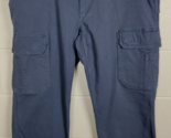 Duluth Trading Flex Fire Hose Relaxed Fit Cargo Work Pants Indigo Blue 4... - $24.75