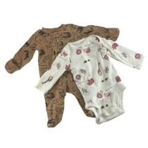 Carters Baby One Piece Outfits Lot of 2 Animal Theme - £11.53 GBP