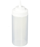 Wide Mouth Squeeze Bottles, 16 Ounce, Clear, Medium, 6-Piece - $21.04