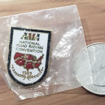 VTG AMA 1985 National Road Riding Convention Pin Motorcycle Rally NIP - £6.25 GBP