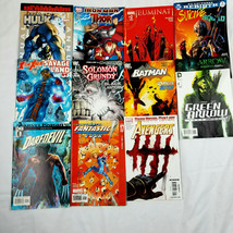 Lot of 11 Superhero Comic Books DC Marvel Batman Fantastic Four Read or Crafting - £14.06 GBP
