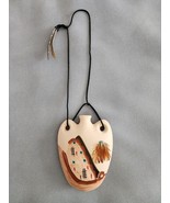 Vintage Signed Santa Fe Pueblo Native American Wall Art Terracotta Canteen - €28,28 EUR