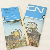 2 CN Canadian National Railways Time Table Expo67 Grand Trunk Rail - £12.87 GBP