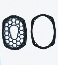 Fits for DS-18 S69 Grille With Spacer 3d printed - $25.00