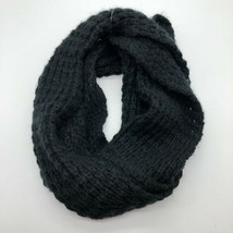 Aeropostale Womens Infinity Scarf Chunky Knit Black 33.5&quot;x8.5&quot; - £6.26 GBP