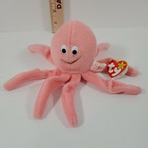 Rare Ty Beanie Baby Inky The Octopus Tag Errors 1993 1994 Pvc Pellets - £7.66 GBP