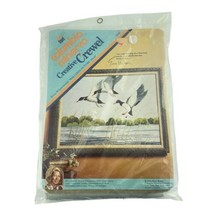 Erica Wilson Crewel Kit Mallards Picture Ducks Flying Kit 7410 Open Comp... - £23.05 GBP