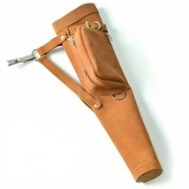 Side/Hip Arrow Quiver Fully Handmade Suede Leather Fast Draw Quivers for... - £147.09 GBP