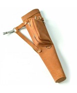 Side/Hip Arrow Quiver Fully Handmade Suede Leather Fast Draw Quivers for... - £147.76 GBP