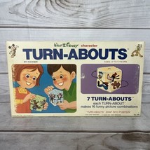 Vintage 1966 Walt Disney Turn-A-Bouts Plastic Character Toys in Original... - $24.99