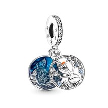 Frozen Disney 925 Sterling Silver Charms for Original Pandora brace - £19.97 GBP