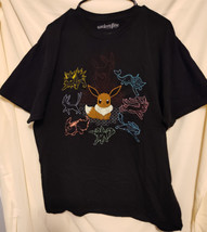 Officially Licensed Pokémon Mono Eeveeloutions Eevee Tee Shirt New  - £11.41 GBP