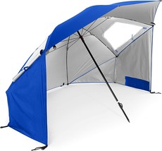 Sport-Brella Super-Brella 8-Foot, Blue Sun And Rain Canopy Umbrella For Beach - £57.52 GBP