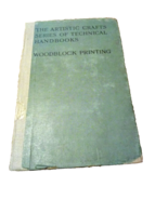 Woodblock Printing by F. Morley Fletcher Vtg 1920s HC Pitman &amp; Sons UK - £34.95 GBP