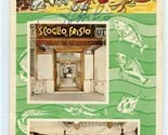 Scoglio di Frisio Neapolitan Restaurant Menu Rome Italy 1976 Fighting Ir... - $37.62