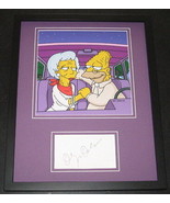 Olympia Dukakis The Simpsons Signed Framed 11x14 Photo Display JSA - £50.47 GBP
