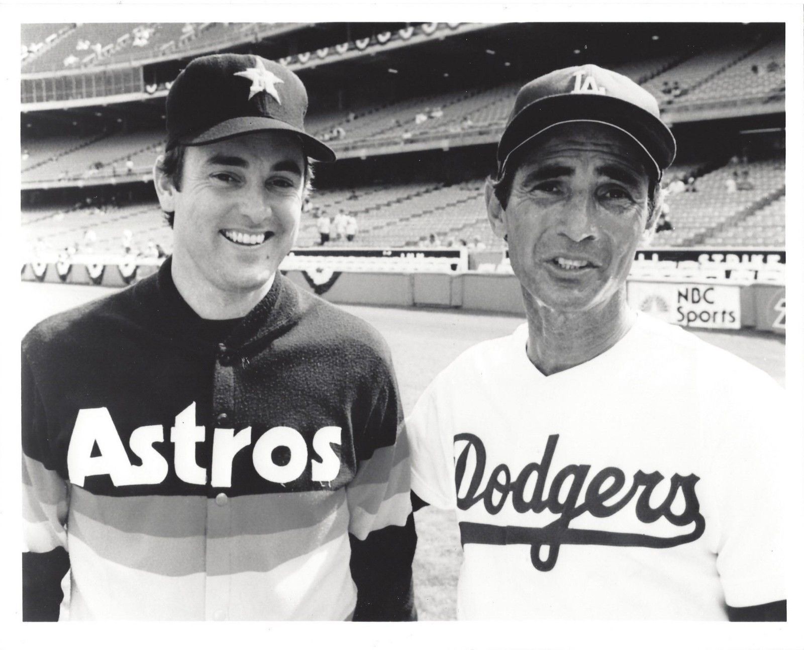 SANDY KOUFAX & NOLAN RYAN 8X10 PHOTO LA DODGERS ASTROS MLB BASEBALL PICTURE - $4.94