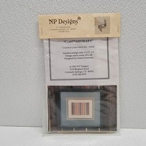 NP Designs Contemporary Counted Cross Stitch Kit NK40 Brand New Sealed - $19.70