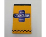Vintage High Strongbarn Tensile memo Notepad UNUSED BURLINGTON IOWA  - £5.23 GBP