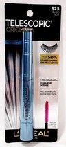 L&#39;Oreal Telescopic Original 925 BLACK NOIR Mascara Waterproof .24 oz/7.3... - $14.84