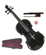 Merano 1/8 Violin ,Case, Bow ~ Black - £78.17 GBP