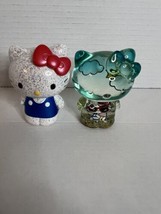 2 Loot Crate Sanrio Glitter Summer Beach Clear Hello Kitty Vinyl Figures... - £57.34 GBP