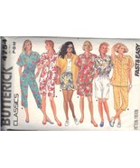 BUTTERICK PATTERN 4754 SIZES P/S/M MISSES' SHIRT, SHORTS, PANTS - $3.00